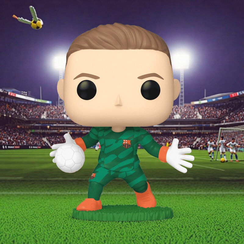 Funko巴萨足球巴塞罗那特尔施特根TerStegen西甲欧冠世界杯潮玩
