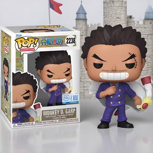 Funko海贼王第 11 弹 -蒙奇D卡普铁拳卡普年轻版海军手办周边礼物