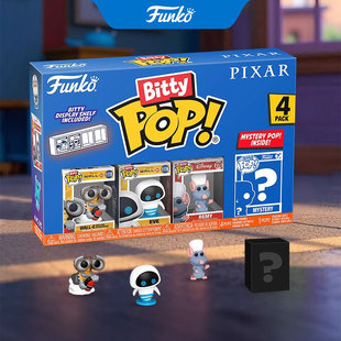 Funko POP皮克斯机器人总动员瓦力伊娃手办Q版盲盒圣诞新年礼物