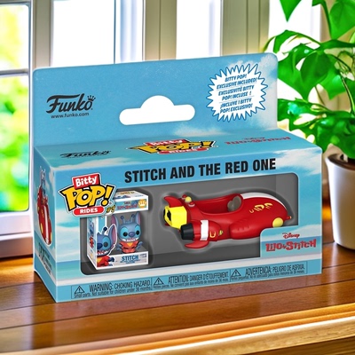 Funko丰高POP迪士尼星际宝贝史迪奇乘车套装盲盒手办圣诞新年礼物