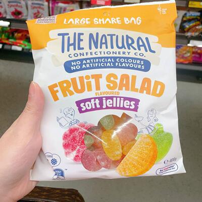 澳洲直邮The Natural Confectionery Co. 水果味软糖 橡皮糖 400g
