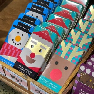 澳洲代购直邮 koko black 圣诞限定 雪人圣诞树巧克力铅笔盒 150g