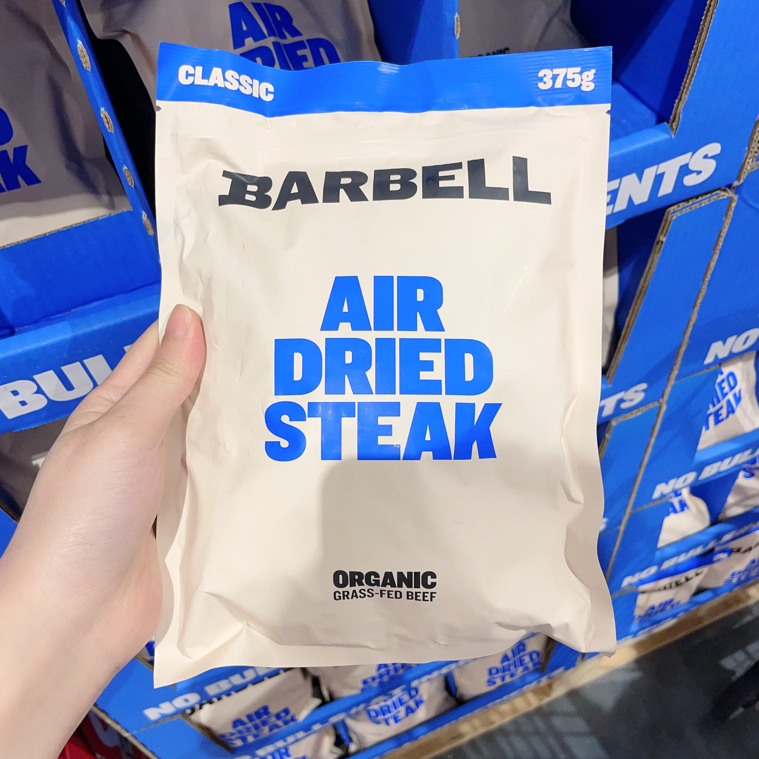 澳洲代购直邮 Barbell 有机草饲风干牛肉干 无麸质白醋海盐辣椒