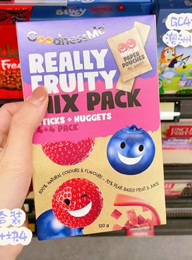 澳洲代购直邮Goodness Me健康天然水果条/块 树莓蓝莓条 素食友好