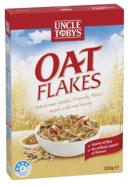 澳洲代购直邮 Uncle Tobys Oat Flakes 托比斯叔燕麦玉米片 650g