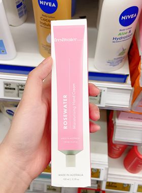 澳洲代购直邮 Freshwater Farm 玫瑰水 柠檬 护手霜 100ml 1支