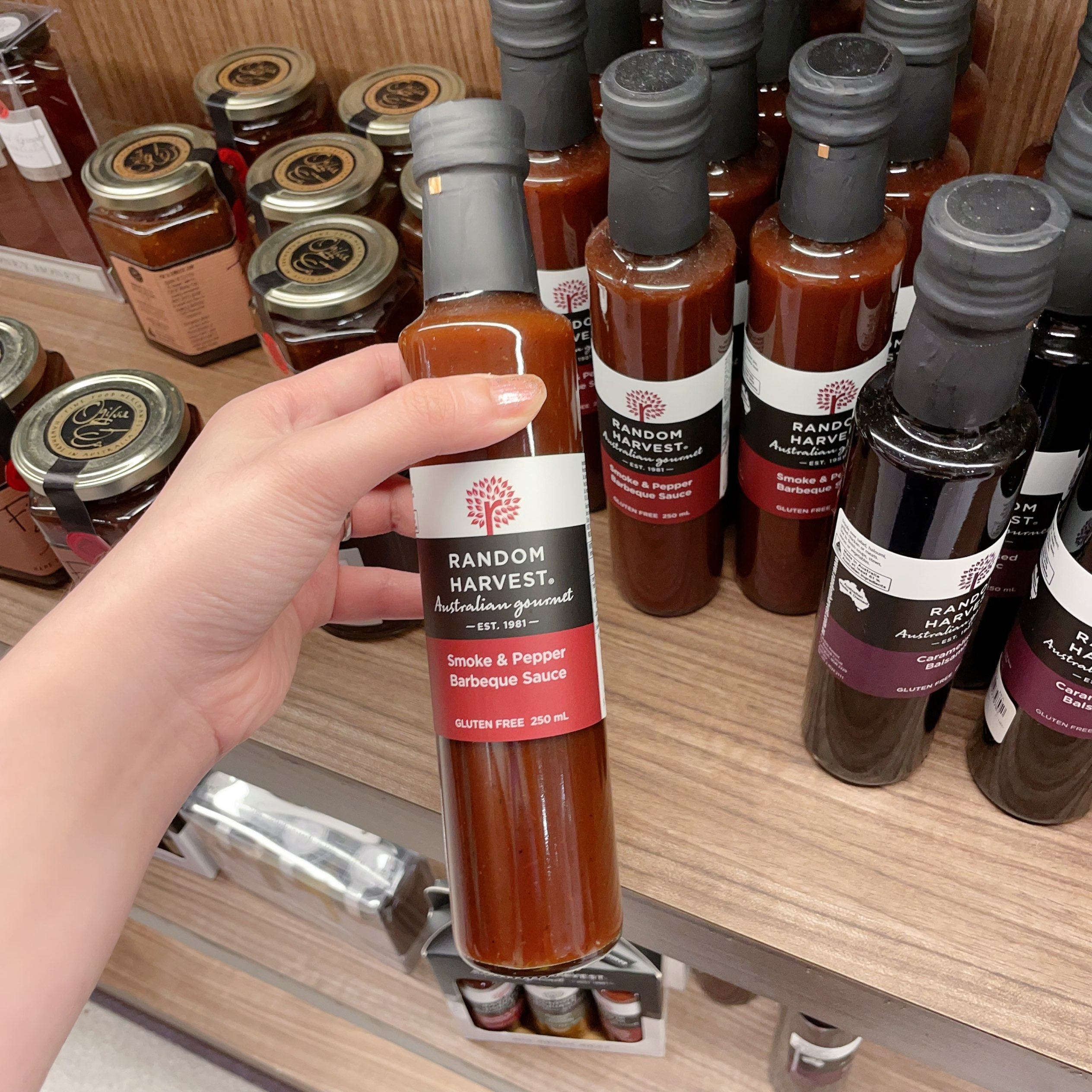 澳洲代购直邮 RANDOM HARVEST 黑醋汁色拉油调味酱 无麸质 250ml
