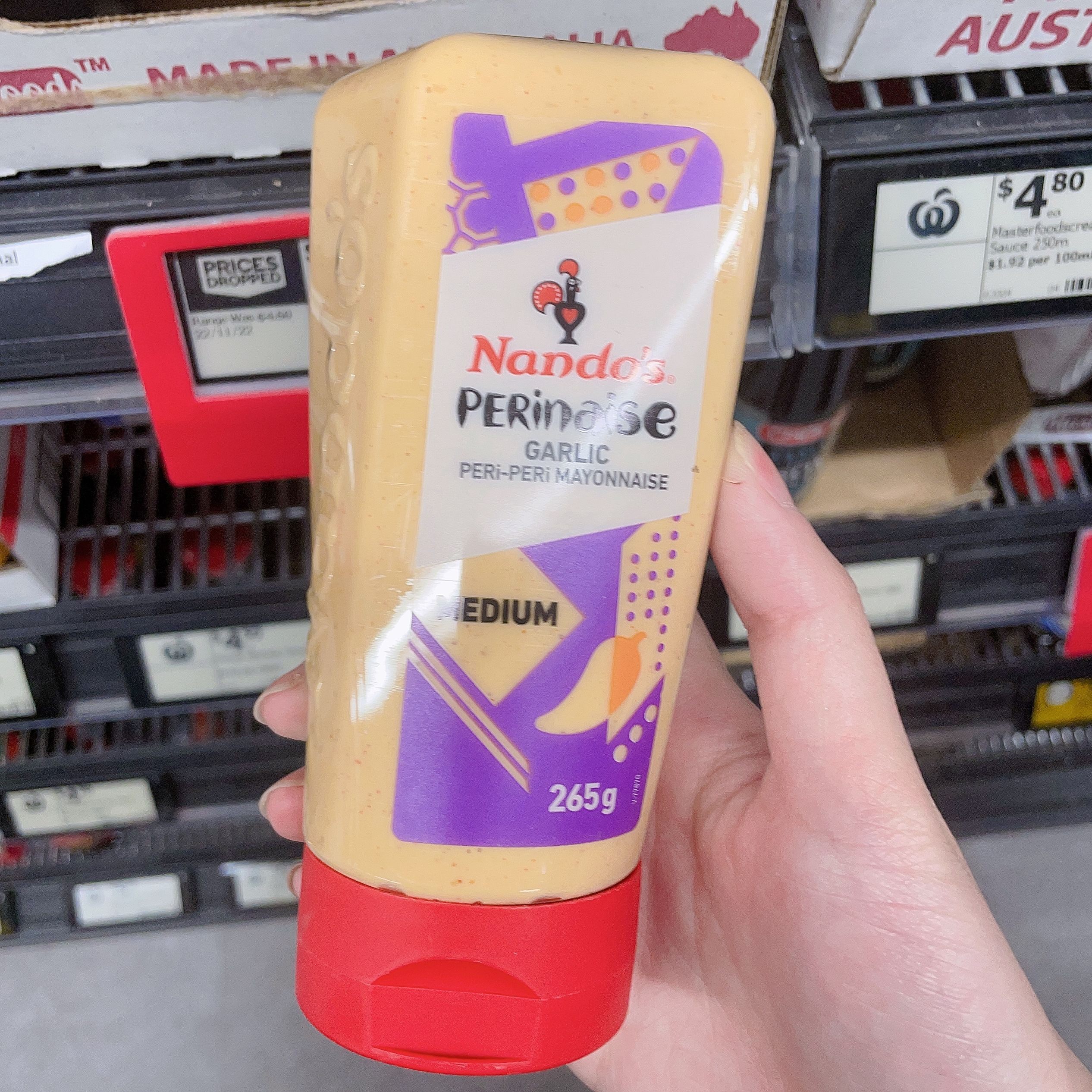 澳洲代购直邮Nandos Peri Sauce风味轻卡烤鸡辣椒酱经典中辣 265g图片