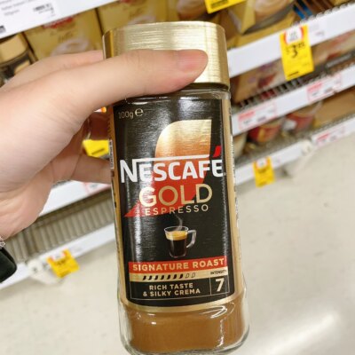 澳洲代购直邮 nescafe gold 阿拉比卡和罗布斯塔咖啡豆速溶咖啡