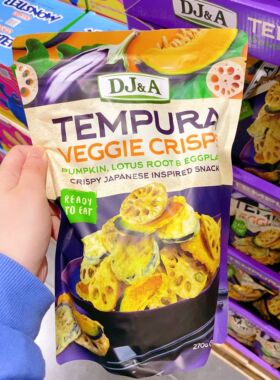 澳洲直邮DJ&A天妇罗Tempura蔬菜片 南瓜莲藕茄子日式蔬菜片 270g