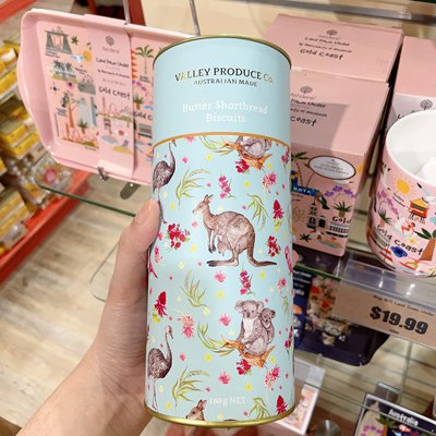 澳洲代购直邮  VALLEY PRODUCE CO 动物图案伴手礼黄油酥饼 180g