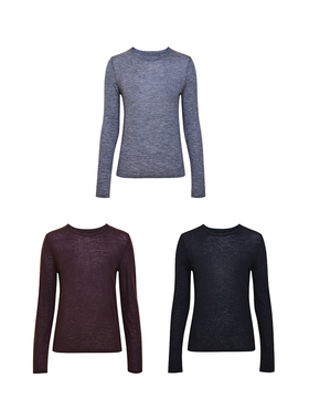 TRACYCHU水洗超细羊毛极简打底三色老钱风松弛感百搭时尚冬季新款