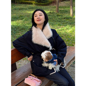 TRACY CHU高定系列意大利BESTE华达呢拼意大利托卡派克鹅绒服冬款