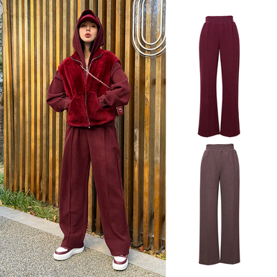 空气抓毛肯豆风性感卫裤