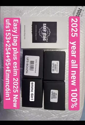 Easy jtag plus 2025原装New新编程器ufs153+254+95+Emmc6in1座