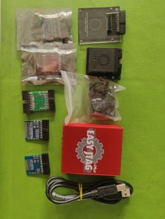 Easy jtag plus编程器主机飞线isp小板+Emmc字库座子六合一固定架
