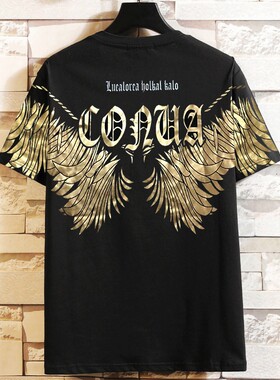 250斤超胖大码男装特大码380夏短袖t恤宽松显瘦240胸围180