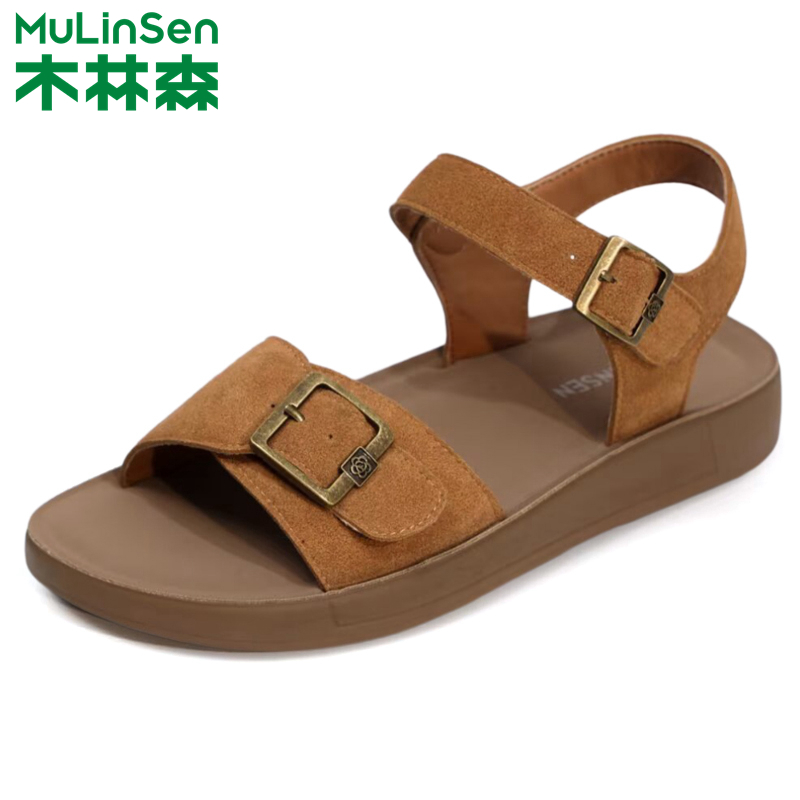 木林森沙滩鞋女休闲百搭软底