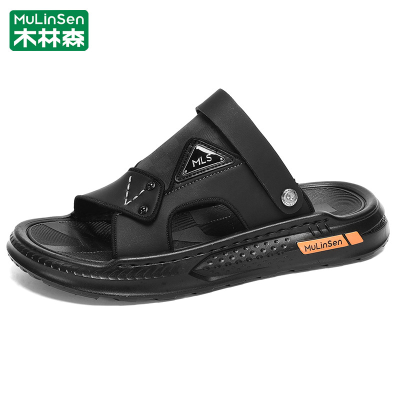 木林森凉鞋男款两用凉拖鞋图片