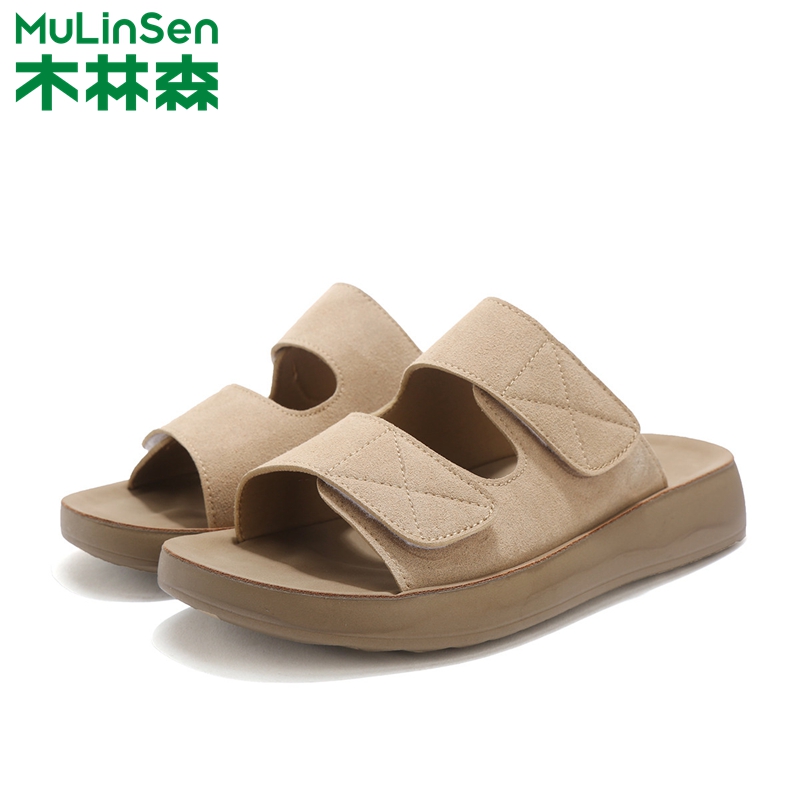 木林森外穿百搭勃肯拖鞋女款