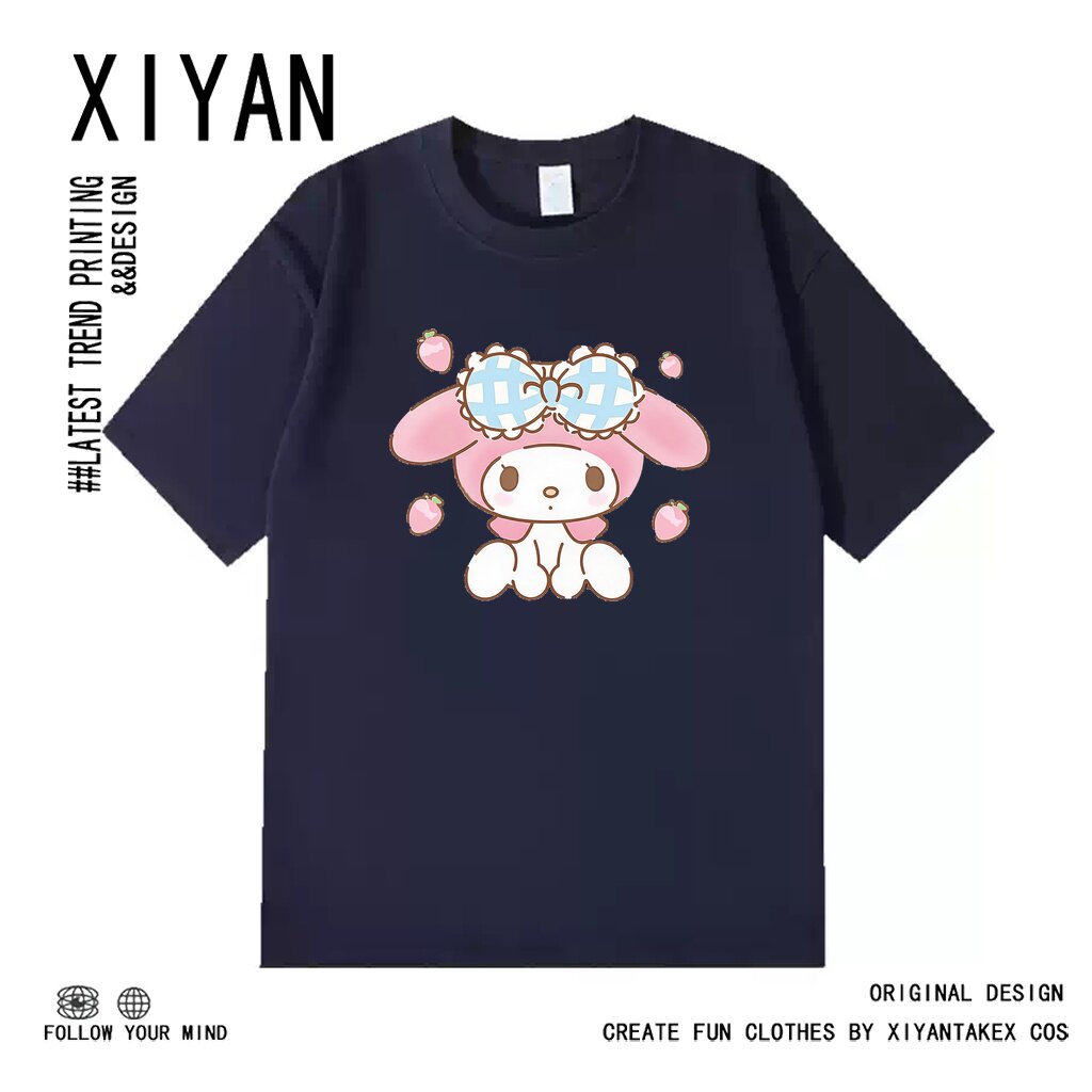 melody美乐蒂周边短袖T恤女夏季潮牌三丽鸥动漫衣服女体恤