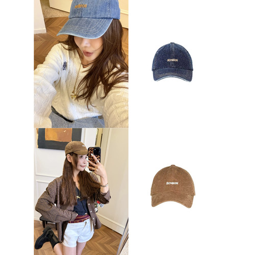 SASA MEET·韩国bonbom品牌授权 牛仔棒球帽 扣饰皮带 26早秋新品