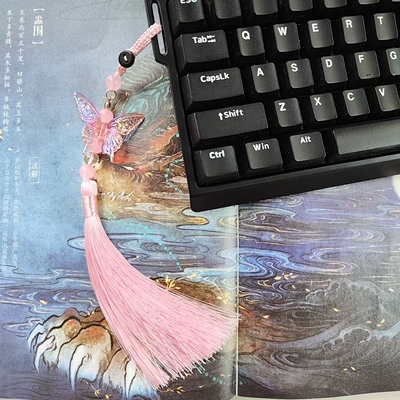 键盘飘带wooting键帽装饰客制化磁轴改装二次元中国风复古