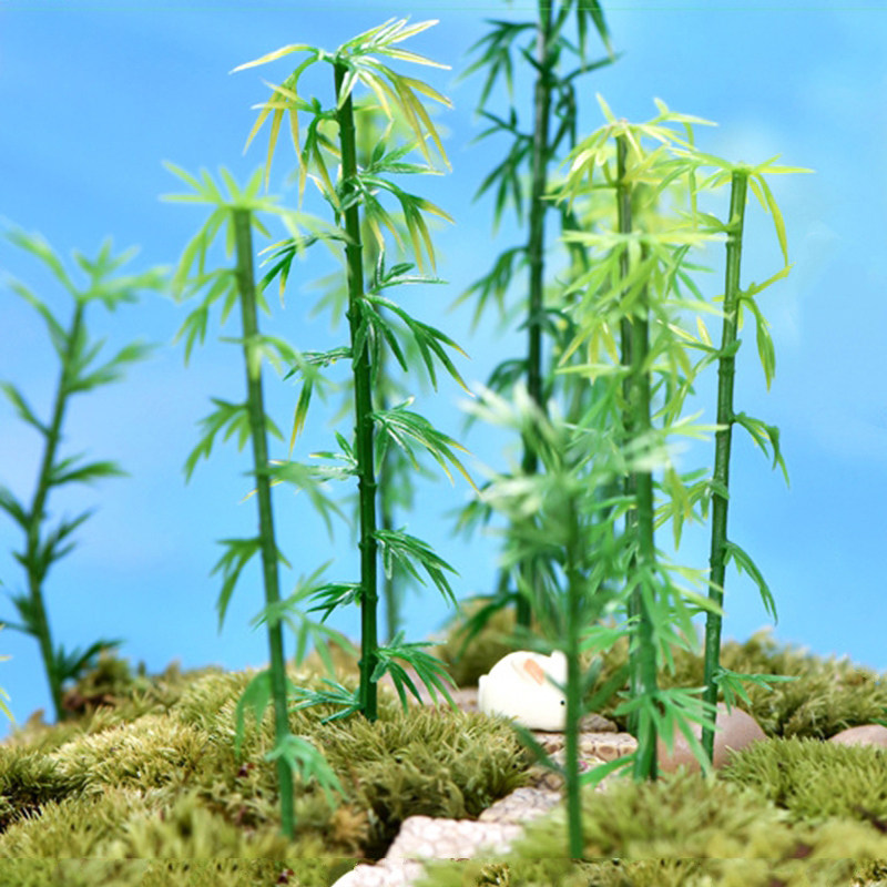 仿真植物绿竹子系列汽车家居办公书桌面造景摆件创意烘焙蛋糕装饰