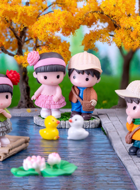 可爱帅气PVC公仔孩子过家家玩具