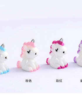 可爱动物树脂玩偶烘焙蛋糕装饰品