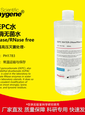 DEPC水 (DNase/RNase free) 无酶无菌水 DEPC处理水 500mL