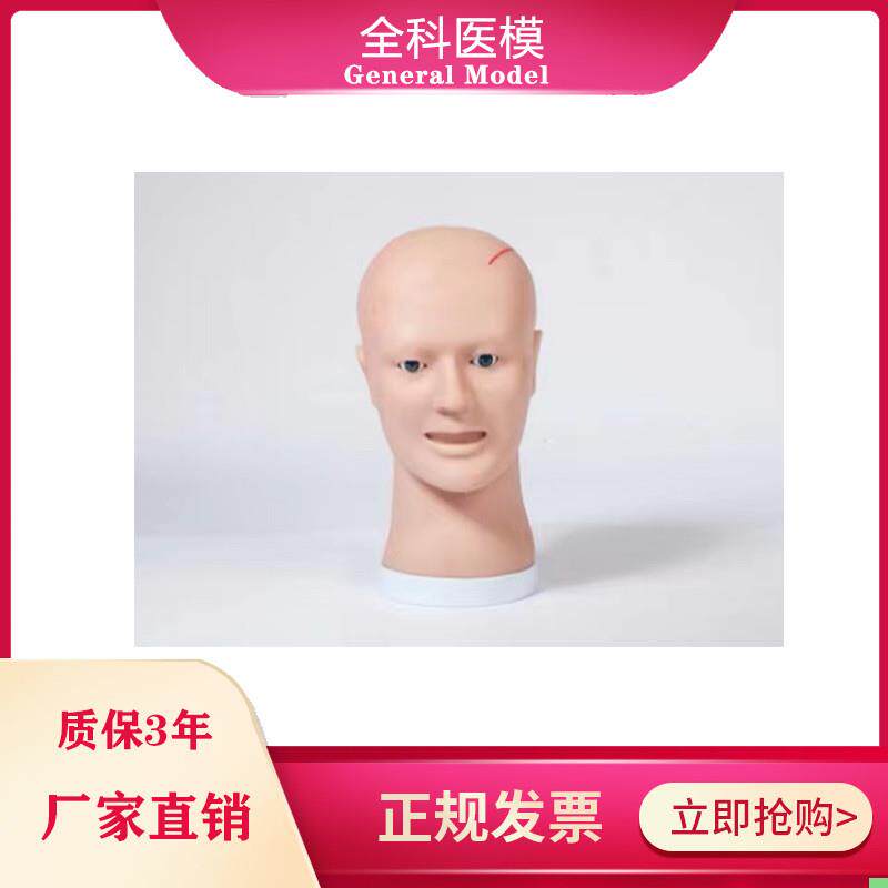 清创缝合训练头部模型LV18
