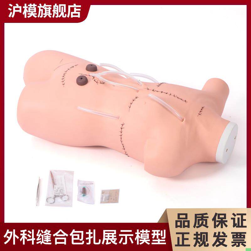 沪模外科缝合包扎展示模型清创训练模型切开缝合演示拆线换药训练