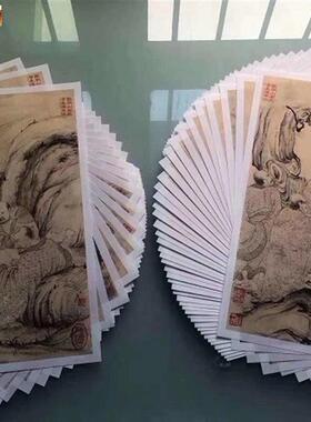 石涛百开罗汉册100张打包高清国U画绢布宣纸复制品原大尺寸