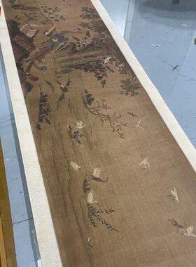 五代徐熙百鸟朝凤G图古代名家鸟兽工笔国画临摹学习复制品