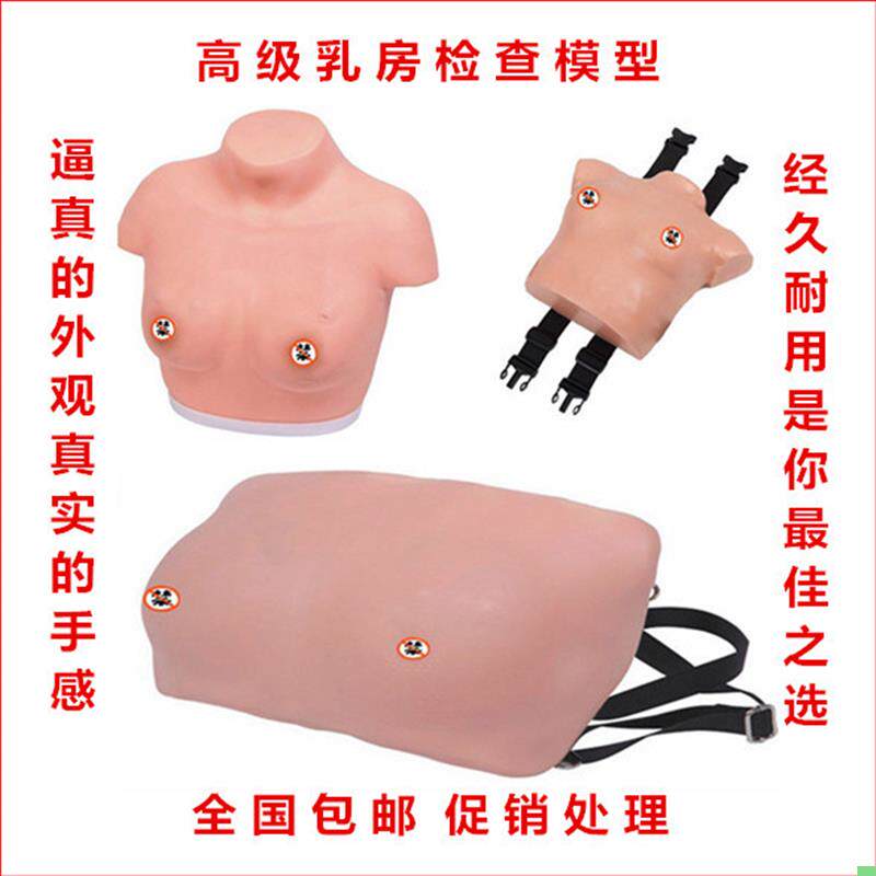 厂家直销 高级着装式乳房自检模型 妇科模型 胸部检查训练模具