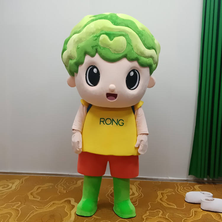 定做动漫泡沫雕刻树苗男孩女孩毛绒人穿道具演出巡演卡通人偶布偶