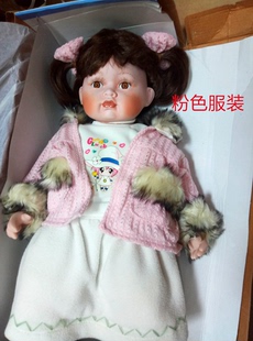 陶瓷娃娃软橡胶娃娃西洋古董娃娃老库存娃娃 稀有出口老货