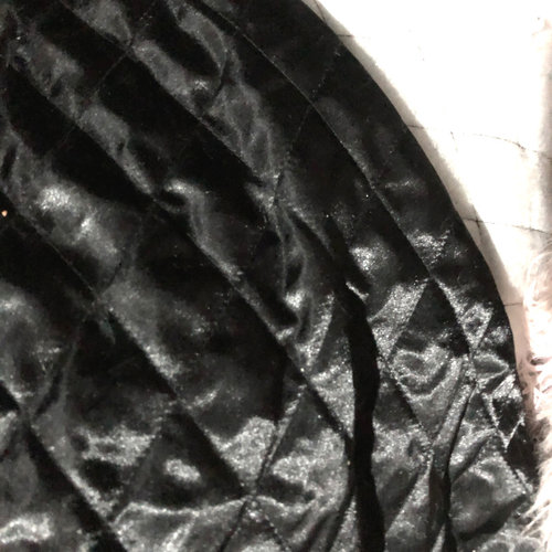 段子色丁布料加厚压线夹棉服装里布复合绗缝压缩里衬行棉面料