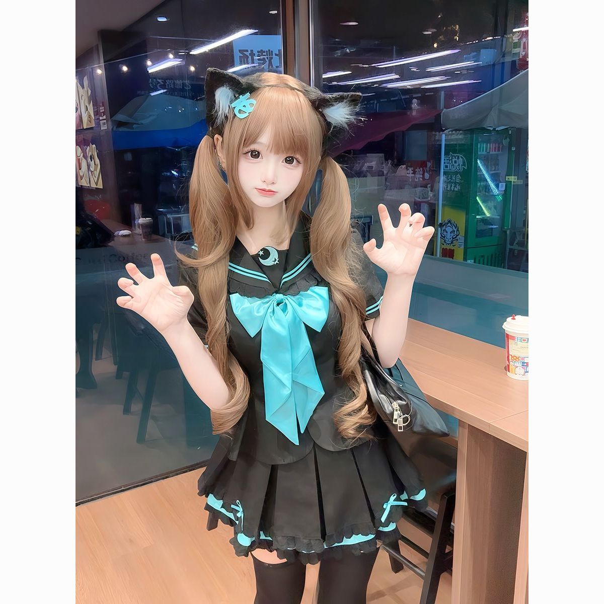 【星月兔】狐兔JK原创正版水手服女套装制服全套显瘦甜美学院风女