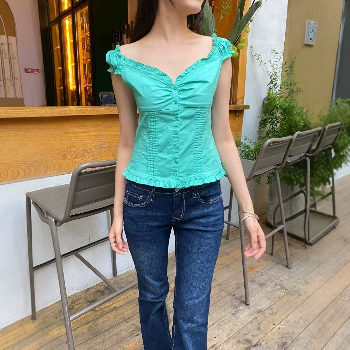 小海鸥美式多巴胺背心