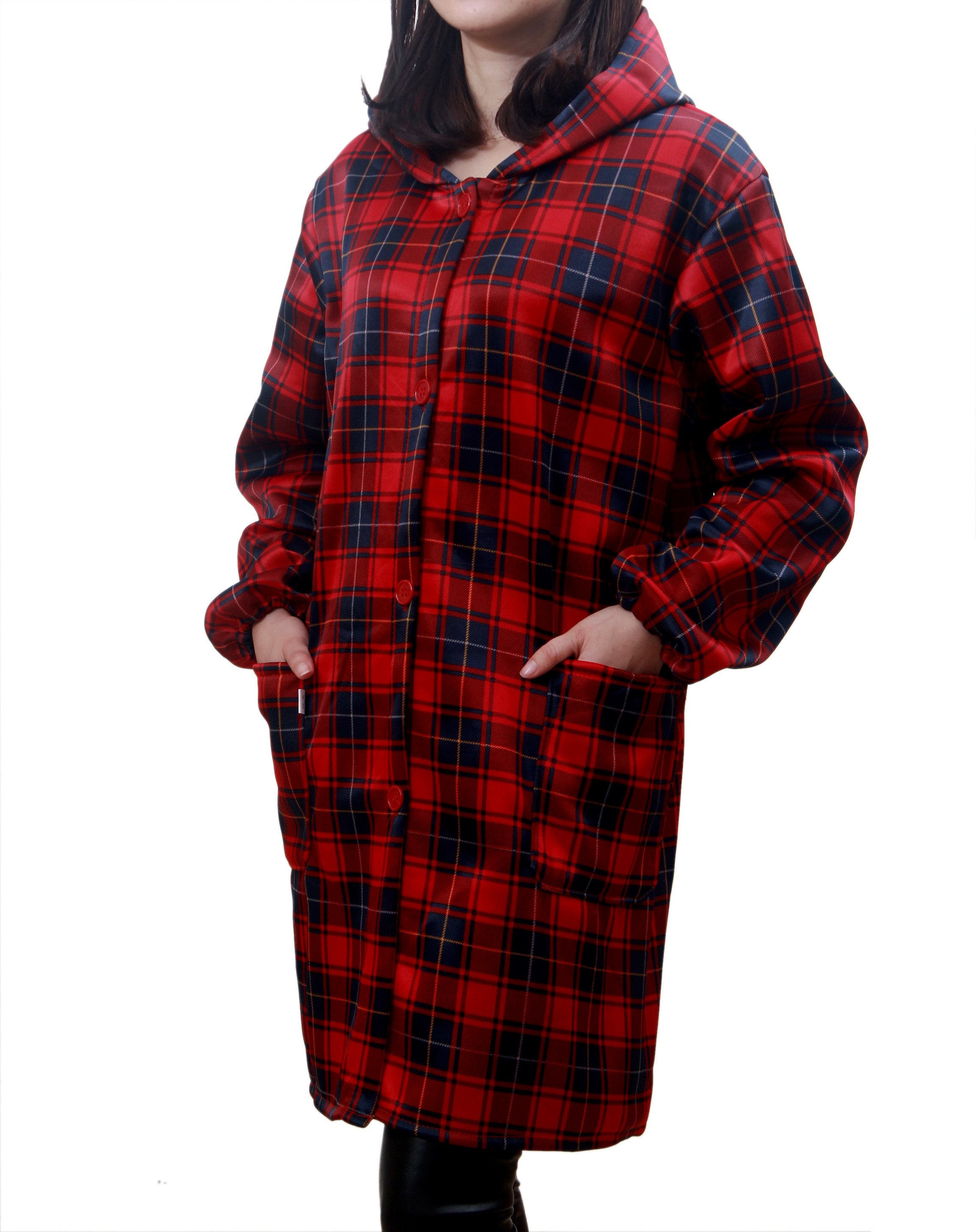 韩版罩衣成人长袖加绒加厚护衣时尚工作服厨房围裙男女乐大姑针织,家庭/个人清洁工具,围裙,淘宝优惠券,粉丝福利购,淘宝优惠卷