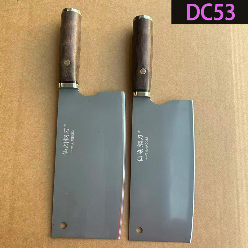 广西仙湖超利模具钢DC53菜刀厨师专用刀杀鱼刀斩切刀薄片刀牛肉刀