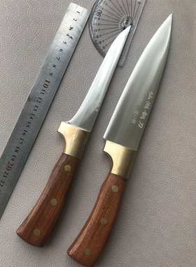 广西仙湖钢刀9C分割刀切牛肉剔骨刀杀猪商用切牛肉刀三文鱼刀放血