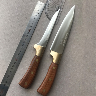 广西仙湖钢刀9C分割刀切牛肉剔骨刀杀猪商用切牛肉刀三文鱼刀放血