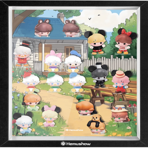 泡泡玛特DIMOOWORLD盲盒展示盒