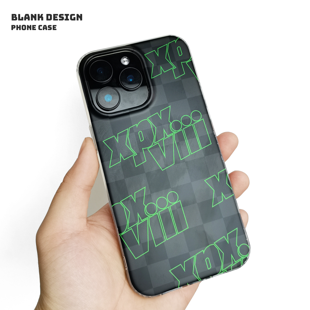 周柏豪同款周边手机壳棋盘格字母适用苹果IPhone16ProMax15pm14plus13/12XR11Pro