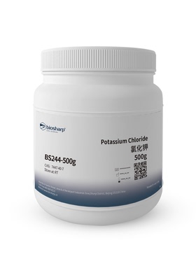 白鲨biosharp 氯化钾 纯度≥99.5% 白色结晶粉末海缸滴定专用试剂
