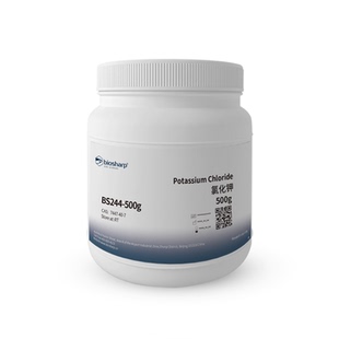 白鲨biosharp 氯化钾 纯度≥99.5% 白色结晶粉末海缸滴定专用试剂