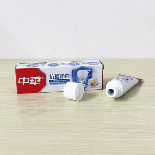 中华抗糖净白牙膏20g小样便携